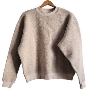 OUTDOOR VOICES Mega Fleece Wool Blend Sweatshirt Small